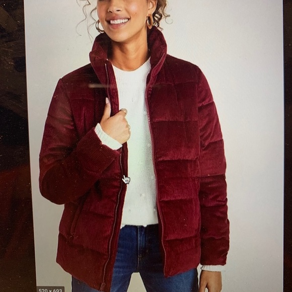 Old Navy Frost-Free Corduroy Puffer Jacket - Picture 2 of 4